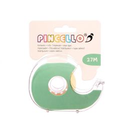 Pincello Portacelo y Rollo de 1,8 cm x 27 m, Amarillo (48 Unidades)