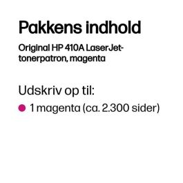 HP Laserjet M452dn M377/410A/M477 Toner Magenta