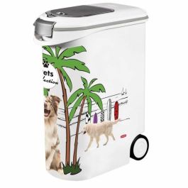 Curver CUR1692346571867 Caja para croquetas PetLife, contenedor de almacenamiento de alimentos de 20 kg Curver CUR1692346571867 Caja para croquetas PetLife, contenedor de almacenamiento de alimentos de 20 kg
