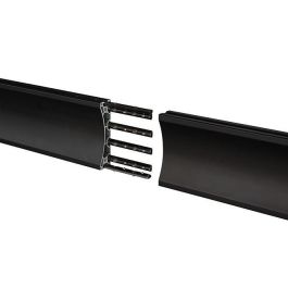 B-Tech BT8390 Riel de Montaje Horizontal, 700 mm, Negro