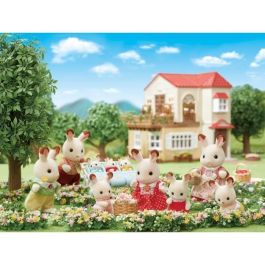 Sylvanian Families Familia Conejo Chocolate 5655 Set Figuras 4 Piezas