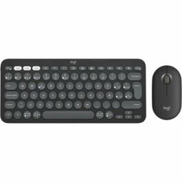 Teclado y Ratón Inalámbrico Logitech Pebble 2 Combo Qwerty Español Negro Gris Grafito Precio: 66.68999942. SKU: B18ES8QEB7