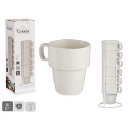 Set 6 Tazas Porcelana Apilable Blanco 36Cl C Supor Vessia 11X34CM (6 Unidades) Precio: 95.89000014. SKU: B1DAAC59DL