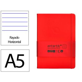 Cuaderno Con Gomilla Antartik Notes Tapa Dura A5 Hojas Rayas Rojo 100 Hojas 80 gr Fsc Precio: 5.79000004. SKU: B1EZCDDJ4B