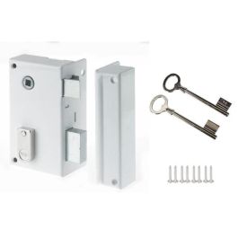 Yale YAV37D Cerradura Vertical de Superficie con Rodillo Derecho - Blanca - Incluye 2 Llaves - Para Rejas y Portones Precio: 43.49999973. SKU: B1C4RRJZCG