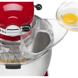 Kitchenaid Tapa Vertedor para Boles Medianos, Ajuste Seguro y Protector contra Salpicaduras Kitchenaid Tapa Vertedor para Boles Medianos, Ajuste Seguro y Protector contra Salpicaduras