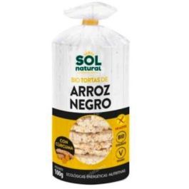 SOLNATURAL Tortas De Arroz Negro Y Curcuma 100Gr. Veganas Sin Gluten Precio: 2.7900004. SKU: B1JJ3757BS