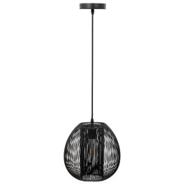 Home Deco Light Luminaire Lámpara Colgante Bola Negra Ø26 cm