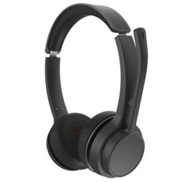 Conceptronic Auriculares Inalámbricos POLONA04B Bluetooth 5.3, 44h Música, Micrófono con Cancelación de Ruido, Negro