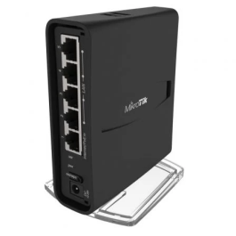 Mikrotik Punto de Acceso Hap AC2 RBD52G-5HACD2HND-TC, Wi-Fi AC1200 Doble Banda, 5 Puertos Ethernet Gigabit, RouterOS