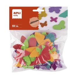 Goma Eva Apli Formas Mariposas Bolsa De 50 (6 Formas Surtidas De 3-6Cm) 5 unidades Precio: 15.79000027. SKU: B15ZD5933D