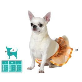 Disfraz Mascota Tutú Naranja Talla L