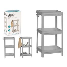 Estantería de plástico gris Berilo 3 baldas 70.5 cm x 35.5 cm x 23 cm (8 Unidades) Precio: 93.49999967. SKU: S3608046