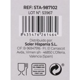Santa Clara Cubertería 24 Piezas Acero Inoxidable Tambre (6 Unidades)