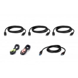 Aten 2L-7D02UDPX6 Cable KVM para video, teclado y ratón USB, DisplayPort, 1.8 m, Negro Precio: 62.50000053. SKU: B1BPZRF3R2