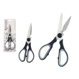 Kinvara Tijera de Cocina con Mango Negro 21x8x1.5 cm de Metal y Plástico PP – No Apto Lavavajillas (12 Unidades) Precio: 20.78999978. SKU: B1FEY6S7CQ