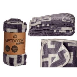 Manta Raschel Gris 220X240Cm Giftdecor (4 Unidades) Precio: 91.50000035. SKU: B1CVG48AFP