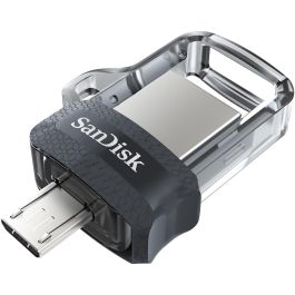 SanDisk SDDD3-128G-G46 Pendrive Dual Ultra m3.0 128GB USB 3.0 y MicroUSB para Android, hasta 150 MB/s