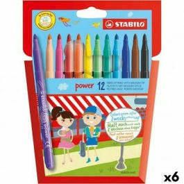 Rotuladores Stabilo POWER Multicolor (6 Unidades) Rotuladores Stabilo POWER Multicolor (6 Unidades)