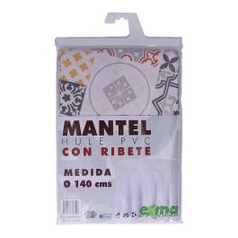 Mantel de hule ribeteado redondo colores surtidos ø140cm exma