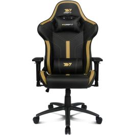 Drift Silla Gaming DR350GOLD Butaca para Jugar con Reposabrazos 4D, Cojines Lumbar y Cervical, Ajuste Respaldo 90-135°, Negro y Oro Precio: 208.9499995. SKU: B12JA23HYD