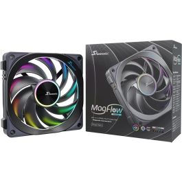Seasonic MagFlow 1225PWM ARGB Ventilador para PC 120mm, 2000 RPM, Negro - Kit 1-Fan