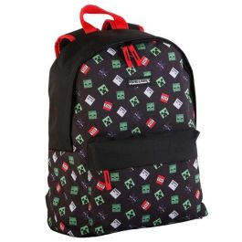 Mochila americana minecraft tnt adaptable a carro, espaldera acolchada.. 42 x 31 x 13.5 cm. Precio: 26.59000047. SKU: B125BT8VJM