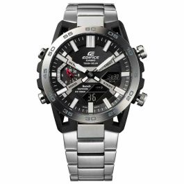 Casio ECB-2000D-1AEF Reloj Hombre, 51mm, Plateado, Bluetooth, Solar, Resistente al Agua 10 Bares