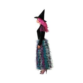 Disfraz de Bruja Verde para Mujer Adulta XL - Vestido Largo con Falda de Tul y Sombrero de Punta - Ideal Halloween, Cosplay, Fiestas Temáticas Disfraz de Bruja Verde para Mujer Adulta XL - Vestido Largo con Falda de Tul y Sombrero de Punta - Ideal Halloween, Cosplay, Fiestas Temáticas