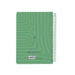 Agenda Espiral Liderpapel Syros A5 2025 Dia Pagina Colorverde Papel 60 gr Catalan