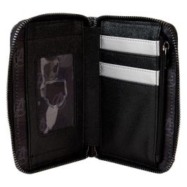 Loungefly Cartera Black Panther Metallic Cosplay de Piel Vegana Marvel con Cremallera - 15x10cm