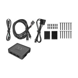 Thermaltake Riing Quad 12 RGB Ventilador para Radiador TT Premium Edition, Pack de 3, Blanco, 120mm