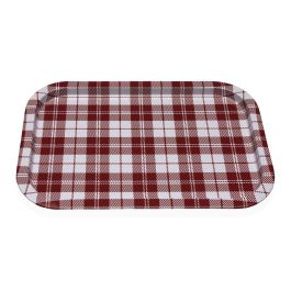 Bandeja Versa Vichy Rojo 23 X 1,5 X 34 CM Precio: 4.49999968. SKU: B1EATPH6Y3