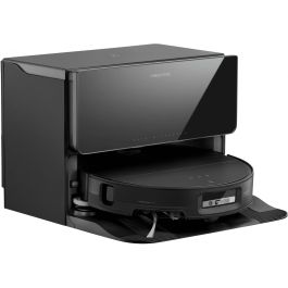 Roborock Saros 10 Robot Aspirador Fregasuelos con RockDock Ultra Negro, 6400mAh, Auto-vaciado y secado