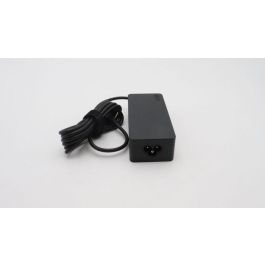 Lenovo 65W power adapter for notebooks, supports 20/15/9/5V output, 3-pin configuration, designed for worldwide use.