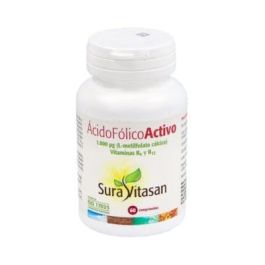 SURA VITASAN Ácido Fólico Activo L-Metilfolato Cálcico con B6 y B12 para Embarazo y Cansancio, 60 Comprimidos Precio: 20.9899998. SKU: B18GQTPTF9