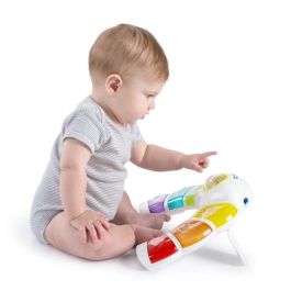 Baby Einstein BAB0074451110830 - Piano musical juguete de actividades con luces, música, sonajero y 3 modos - Multilingüe