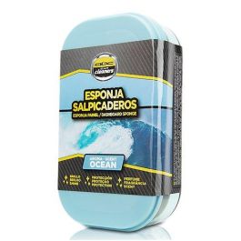 Abc Esponja Limpia Salpicaderos MOT70004 Ocean con Silicona Protectora para Coche Moto Hogar Plástico Vinilo Pantallas