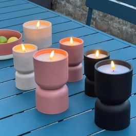 Lámpara de mesa para exterior - BRILLIANT - LOVERE - Forma de vela - Plástico - 3 W - Terracota Lámpara de mesa para exterior - BRILLIANT - LOVERE - Forma de vela - Plástico - 3 W - Terracota