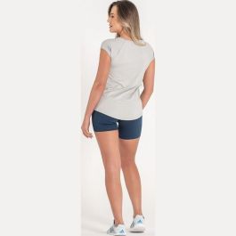Camiseta de Manga Corta Mujer Ditchil Gris claro Fitness S