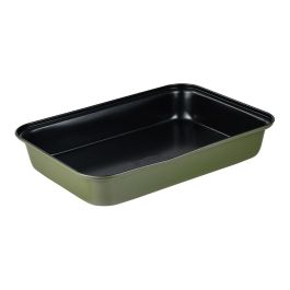 San Ignacio Bandeja para Horno Rectangular Experto Acero al Carbón Antiadherente Verde Oliva 34 x 23.7 x 6 cm Precio: 6.4856. SKU: B1GKKM6PNL