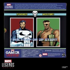 Hasbro Figura Punisher & Nick Fury Marvel Legends Series Gamerverse 15cm Articulada con Accesorios