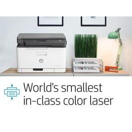 HP 4ZB96A - Impresora Multifunción Láser Color MFP 178NW WiFi 3 en 1 Compacta para Oficina y Hogar, 18ppm Negro, 4ppm Color