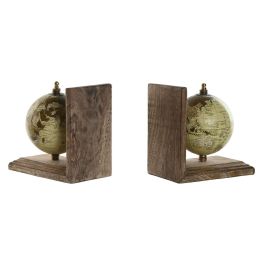 Sujetalibros Vintage DKD Home Decor Marron 10 x 15.5 x 15 cm Set de 2 Sujetalibros Vintage DKD Home Decor Marron 10 x 15.5 x 15 cm Set de 2