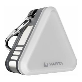 Varta Luz de seguridad magnética multiusos, 5 modos de luz, resistente al agua IP54, con imán y mosquetón, 45h autonomía