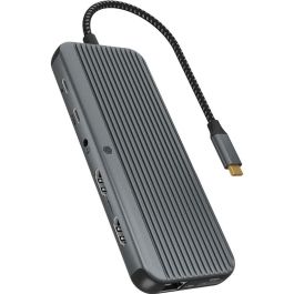 ICY BOX IB-DK4060-CPD Docking Station USB-C 12 en 1 PD 100W con 2x HDMI, DisplayPort, Ethernet, Lector de Tarjetas y 7680x4320 Precio: 104.49999956. SKU: B16CSYPC3T