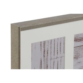 Marco Multifoto Urban DKD Home Decor Natural Marron 3 x 23 x 29 cm (2 Unidades)