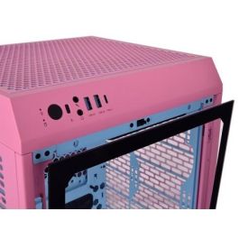 Thermaltake The Tower 200 Bubble Pink Mini Tower PC Gaming | Mini-ITX Vidrio Templado Acero