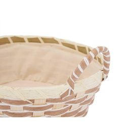 Cesta Redonda Kinvara con Asas Trenzadas - 25x13.5x23 cm, Natural (24 Unidades) Cesta Redonda Kinvara con Asas Trenzadas - 25x13.5x23 cm, Natural (24 Unidades)