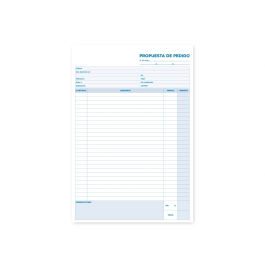 Liderpapel Talonario Pedidos Folio Original y 2 Copias T325